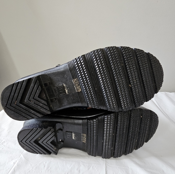 SHESOLE Women's Mid Calf Floral Waterproof Rain Boots - Picture 9 of 10